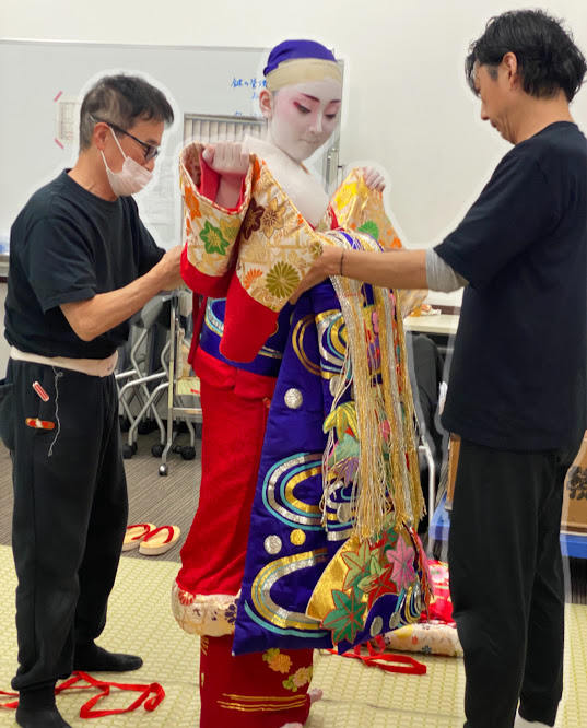 御園通商店街花魁道中　百狐夜行　お仕度